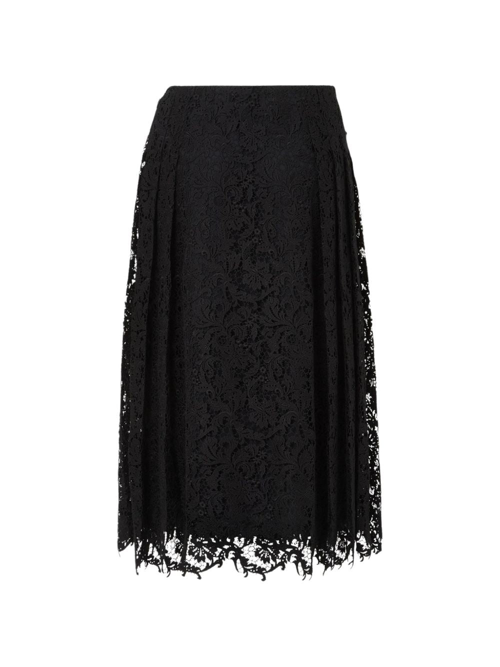 Fendi Women Macramé Lace Midi Skirt FENDI