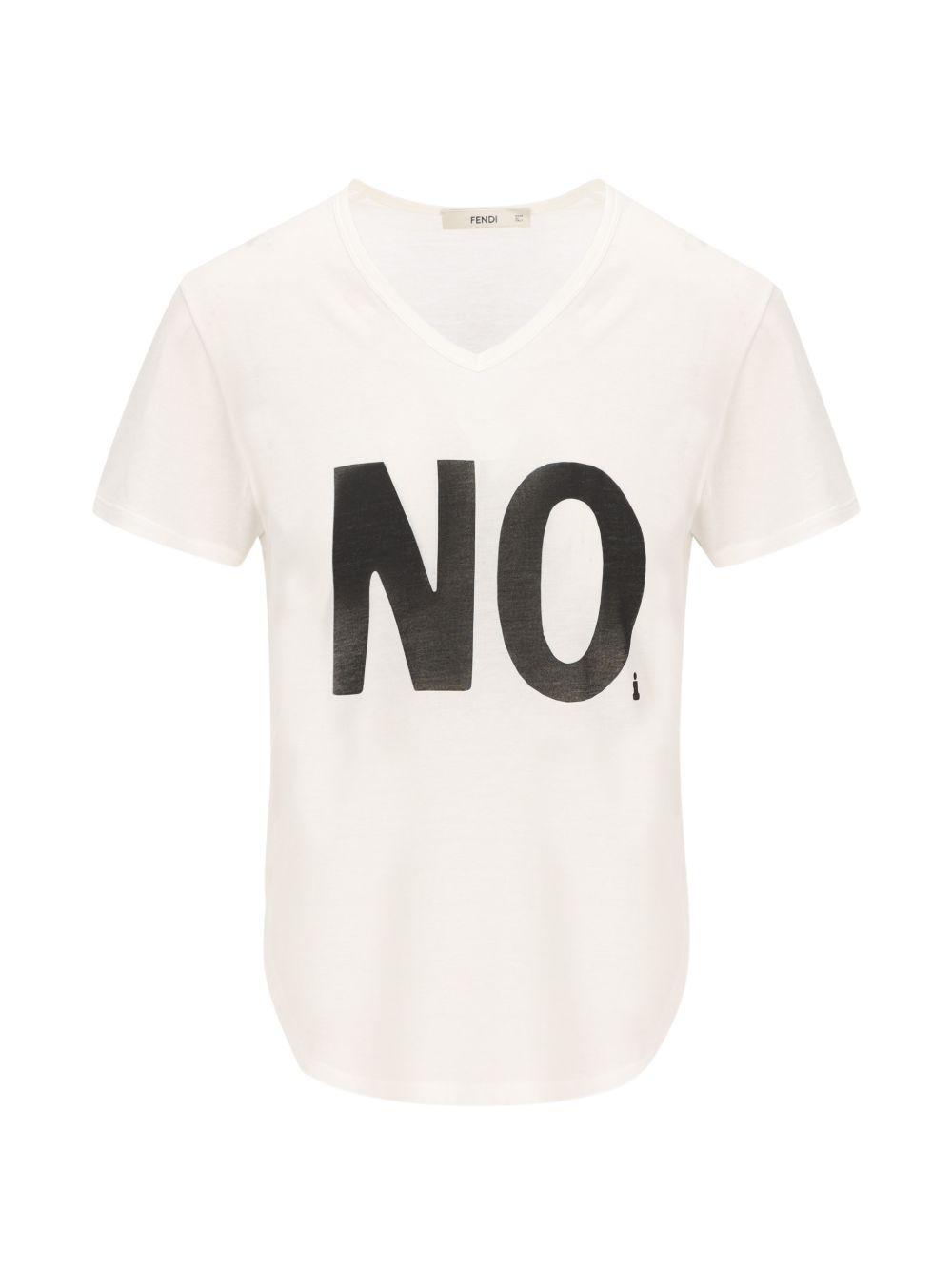 Fendi Women No Print Cotton T-Shirt FENDI