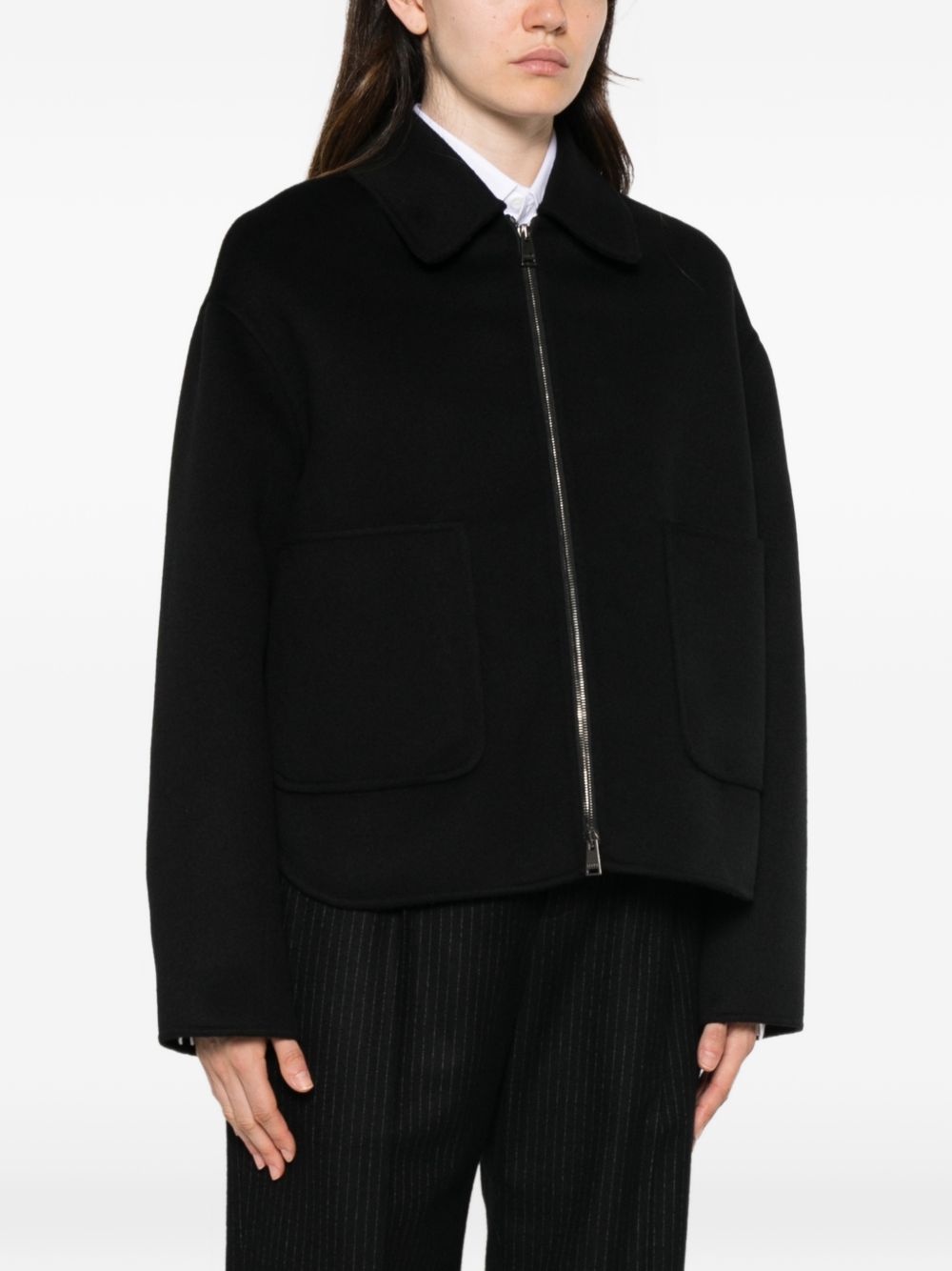 Fendi Women Ff Wool Blouson Jacket FENDI