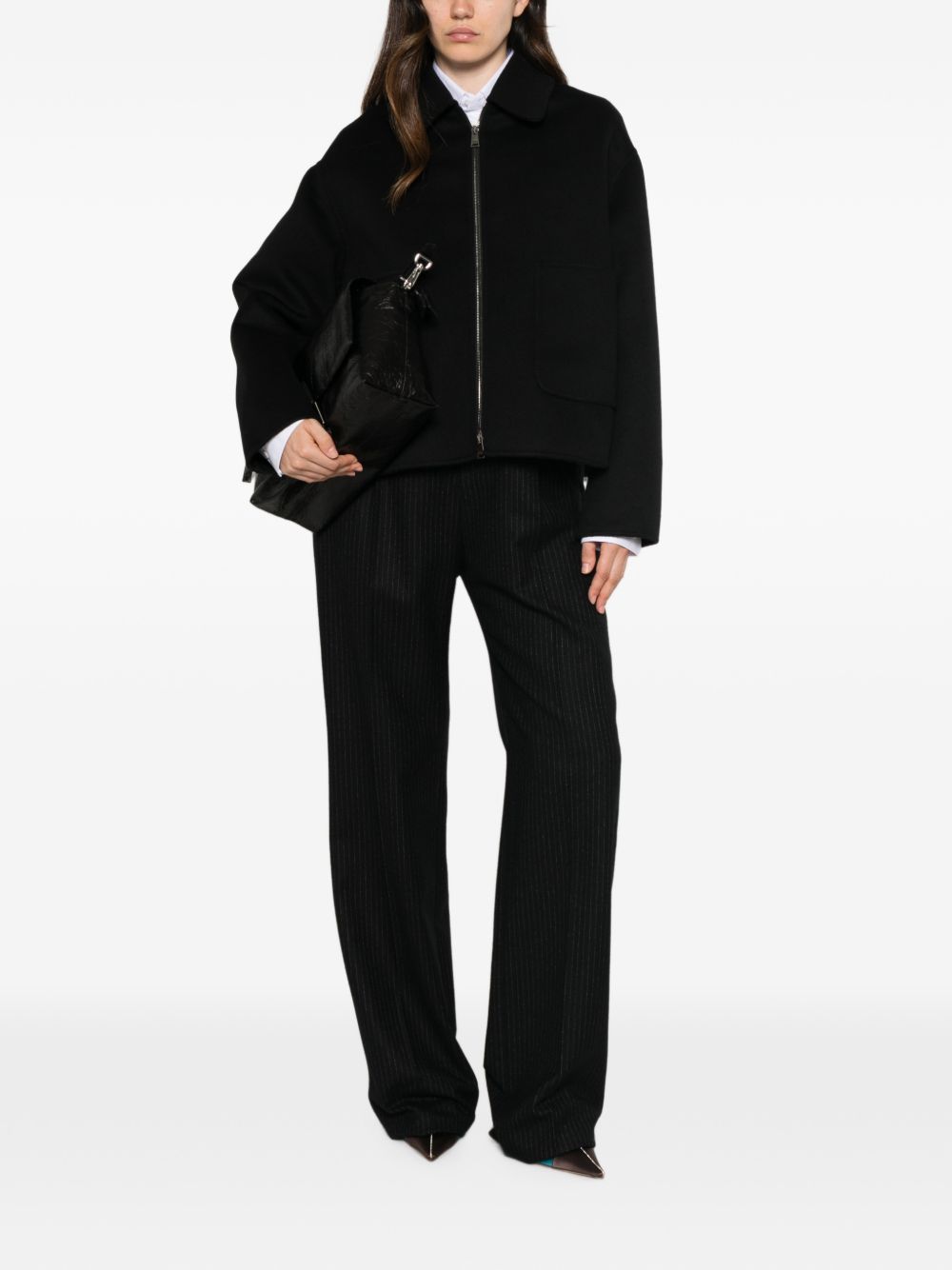 Fendi Women Ff Wool Blouson Jacket FENDI
