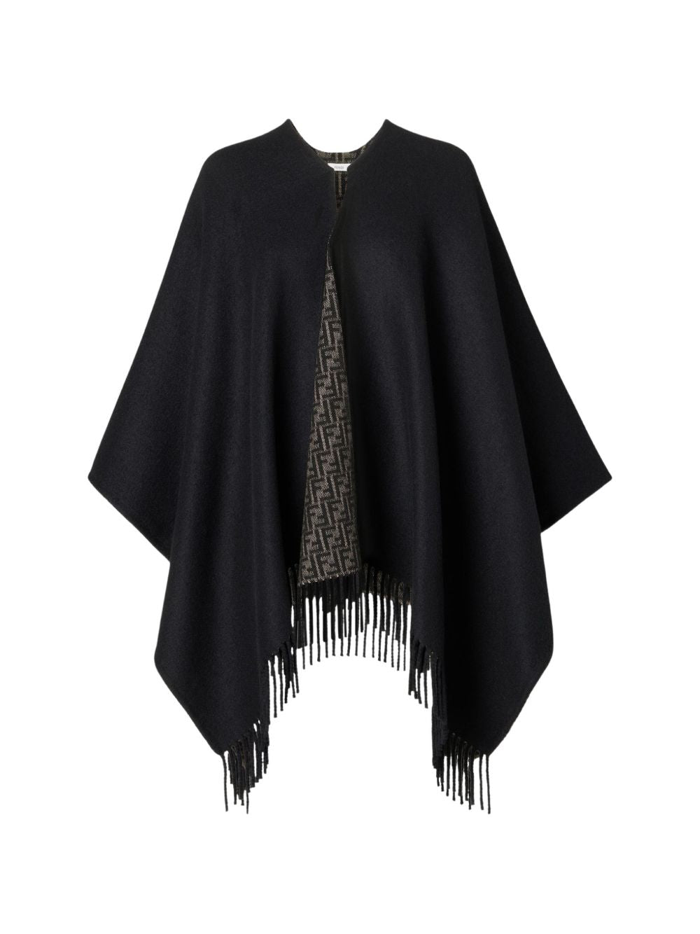 Fendi Women Ff Wool And Cahsmere Poncho FENDI