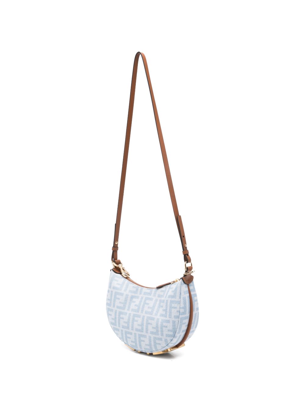 Fendi Women Fendigraphy Mini Denim Handbag FENDI