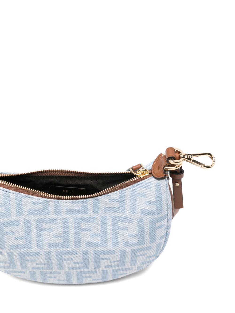 Fendi Women Fendigraphy Mini Denim Handbag FENDI