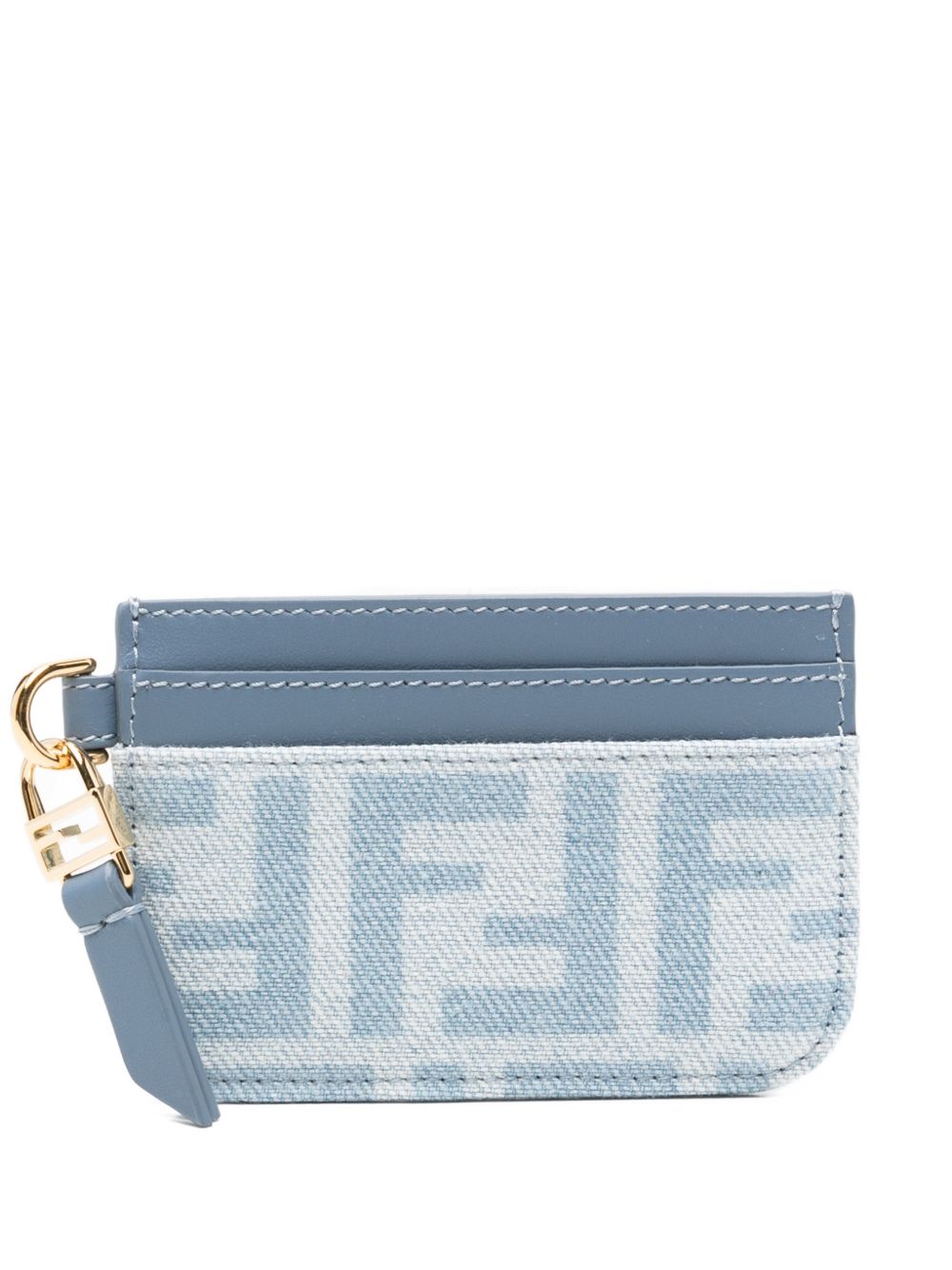 Fendi Women Baguette Denim Card Case FENDI