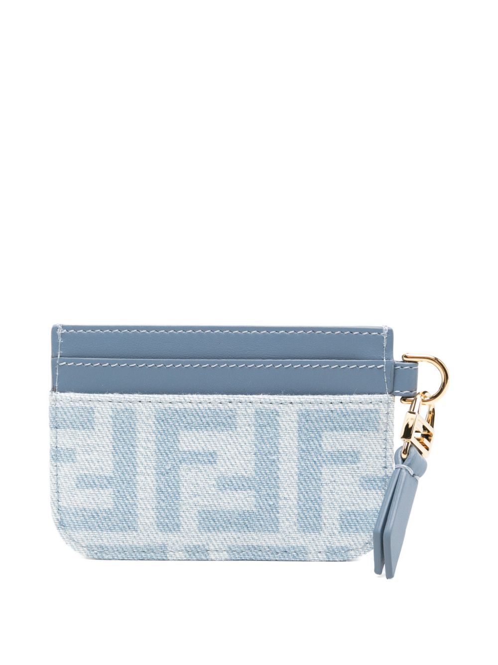 Fendi Women Baguette Denim Card Case FENDI
