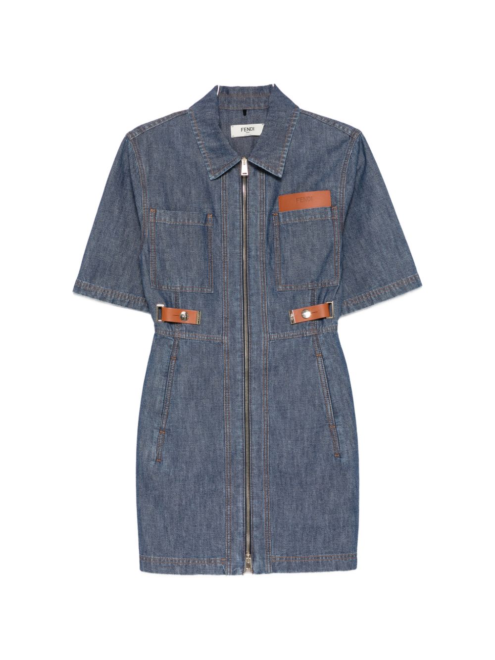 Fendi Women Denim Short Dress FENDI