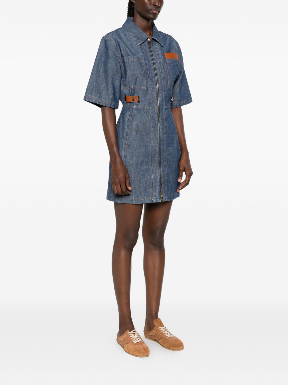 Fendi Women Denim Short Dress FENDI