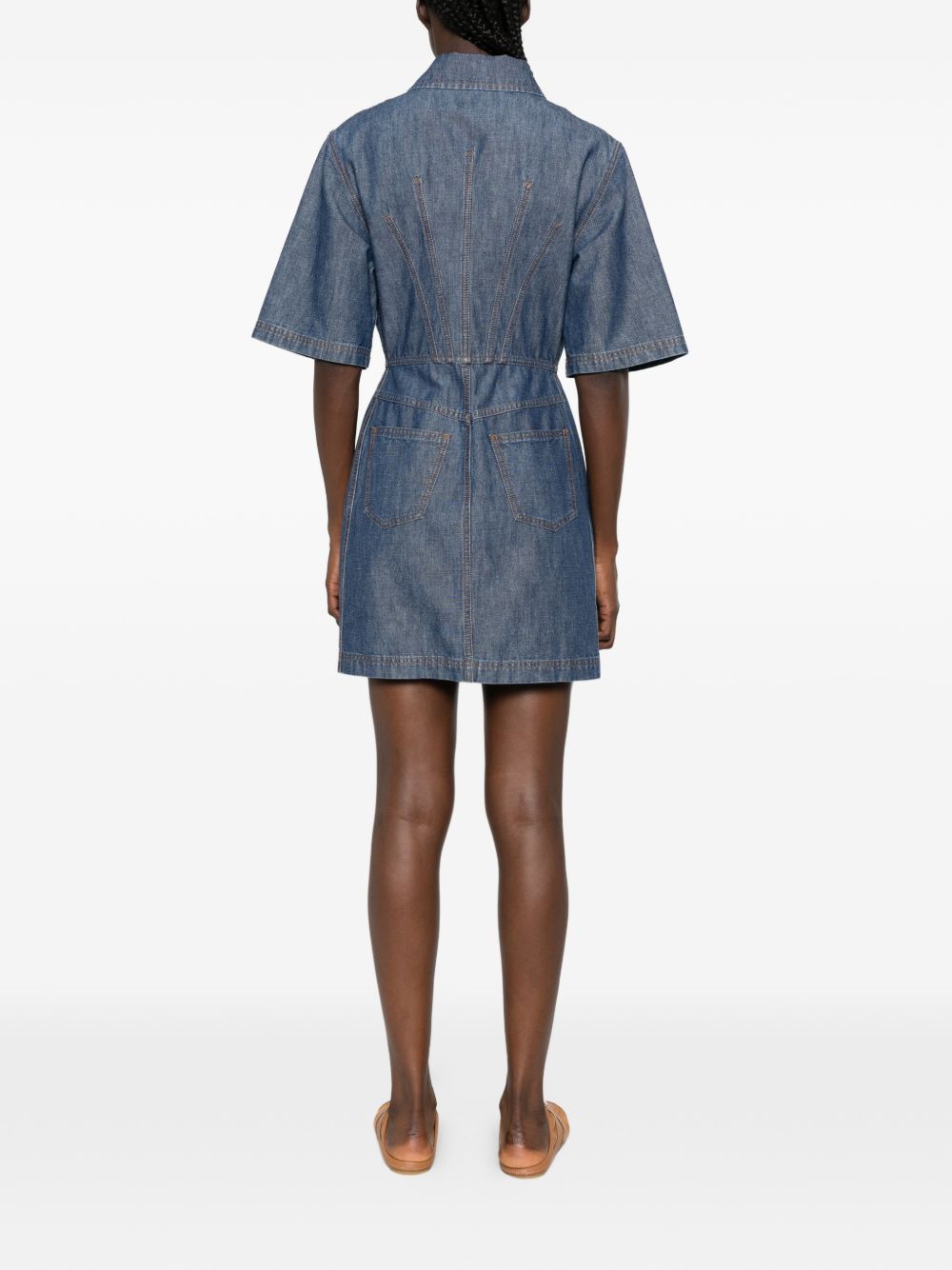 Fendi Women Denim Short Dress FENDI