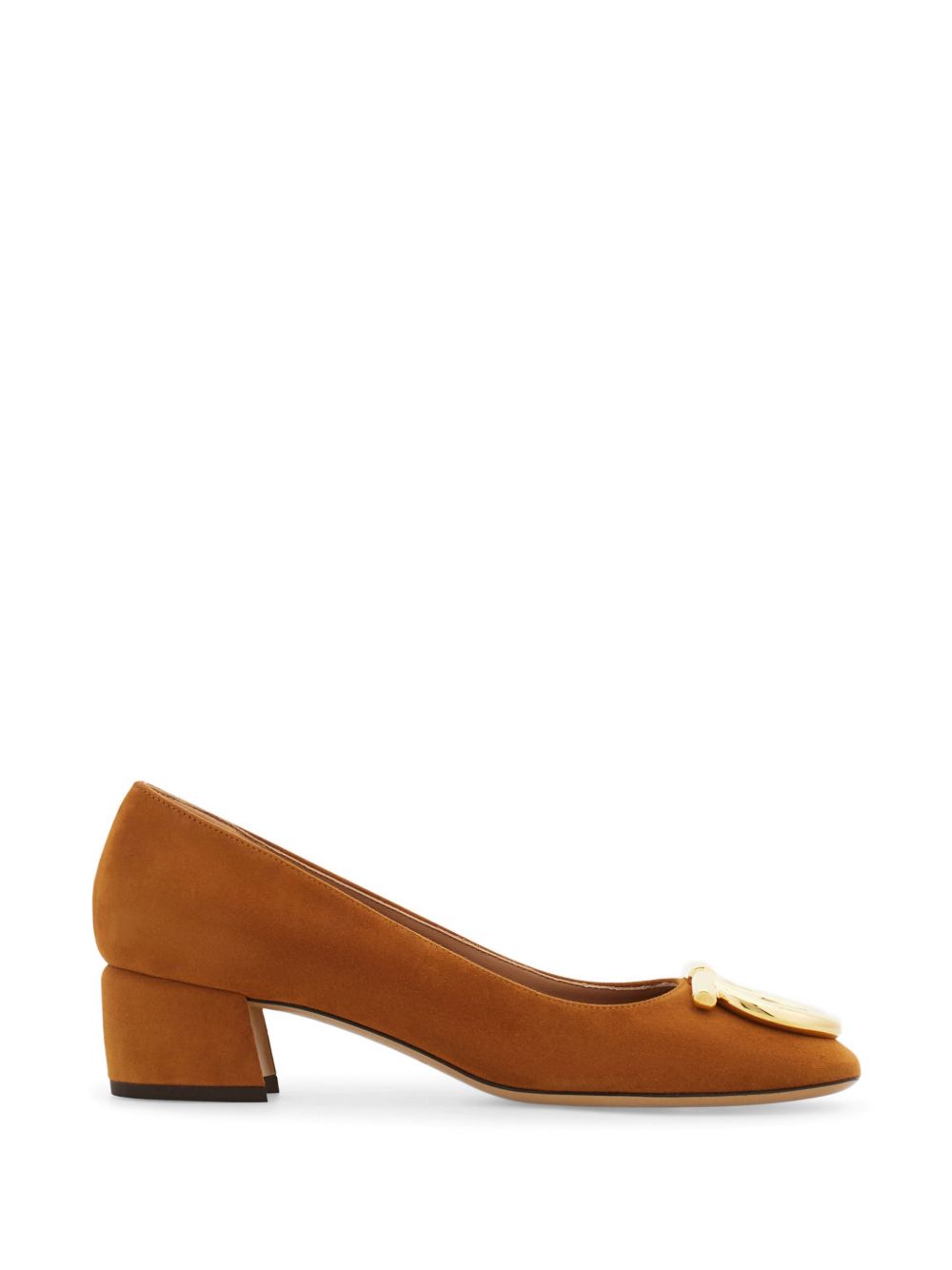 Ferragamo Women Suede Leather Pumps FERRAGAMO