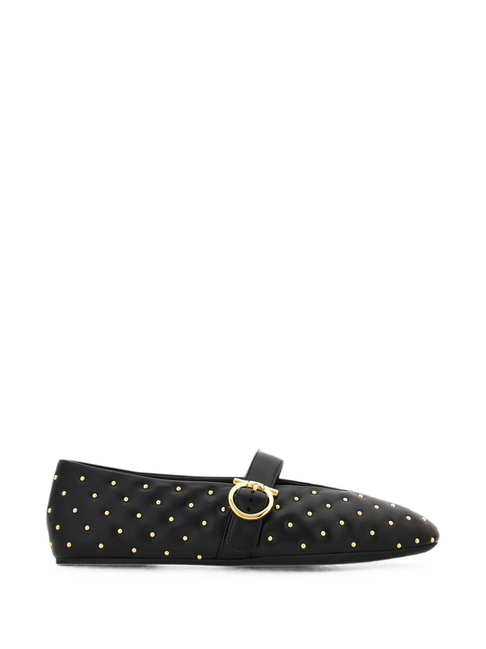 Ferragamo Women Leather Quilted Ballet Flats