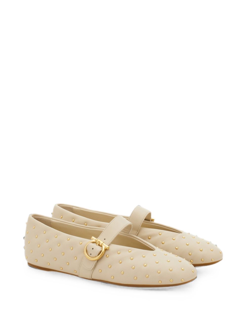 Ferragamo Women Leather Quilted Ballet Flats FERRAGAMO
