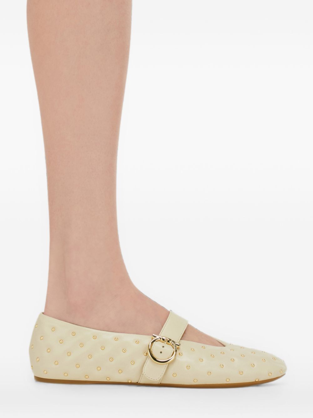 Ferragamo Women Leather Quilted Ballet Flats FERRAGAMO