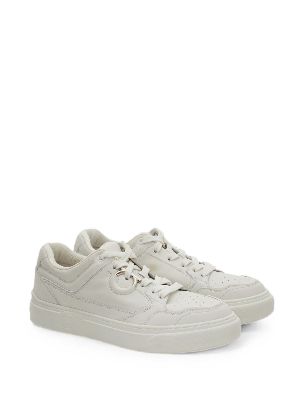 Ferragamo Men Leather Sneakers FERRAGAMO