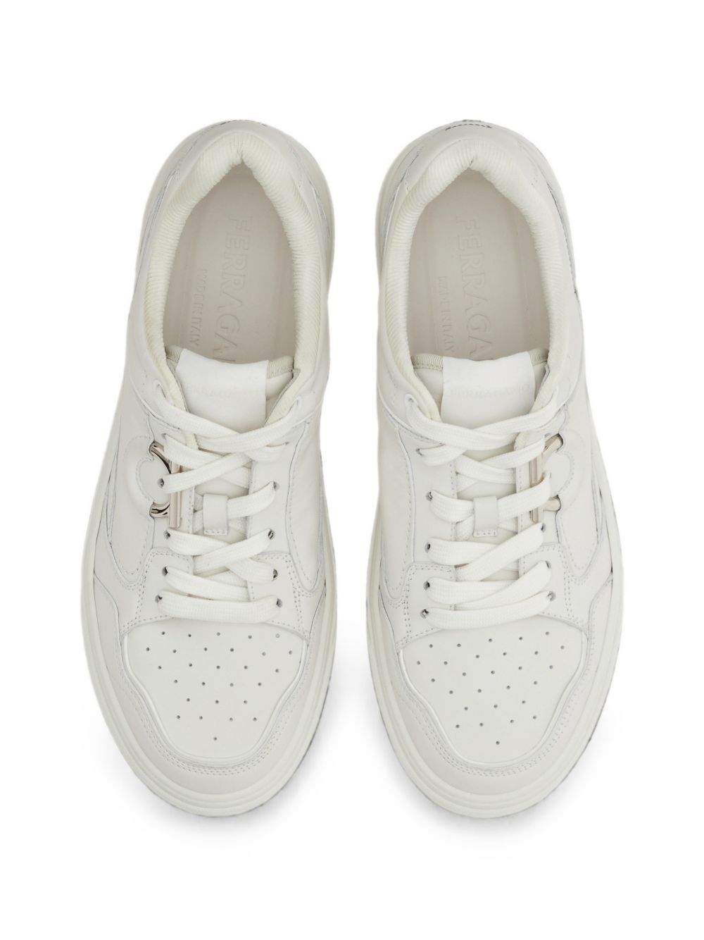 Ferragamo Men Leather Sneakers FERRAGAMO