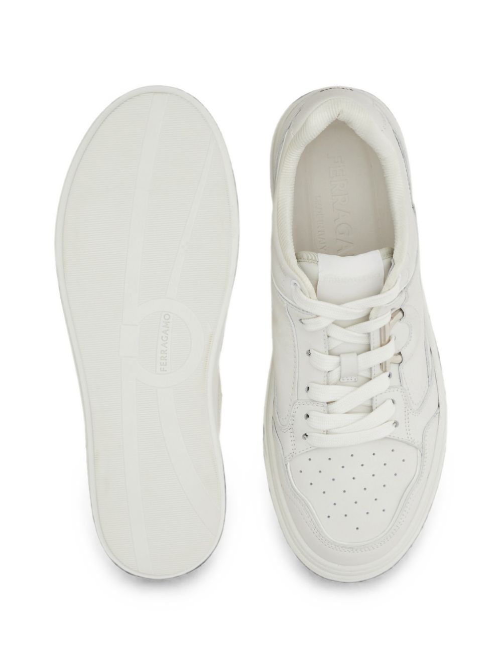Ferragamo Men Leather Sneakers FERRAGAMO