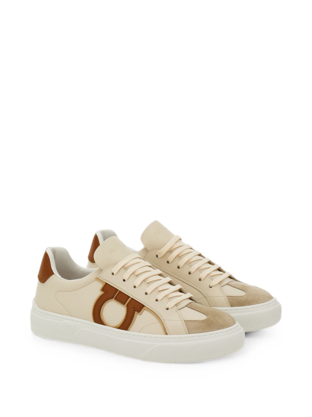 Ferragamo Men Leather Sneakers FERRAGAMO