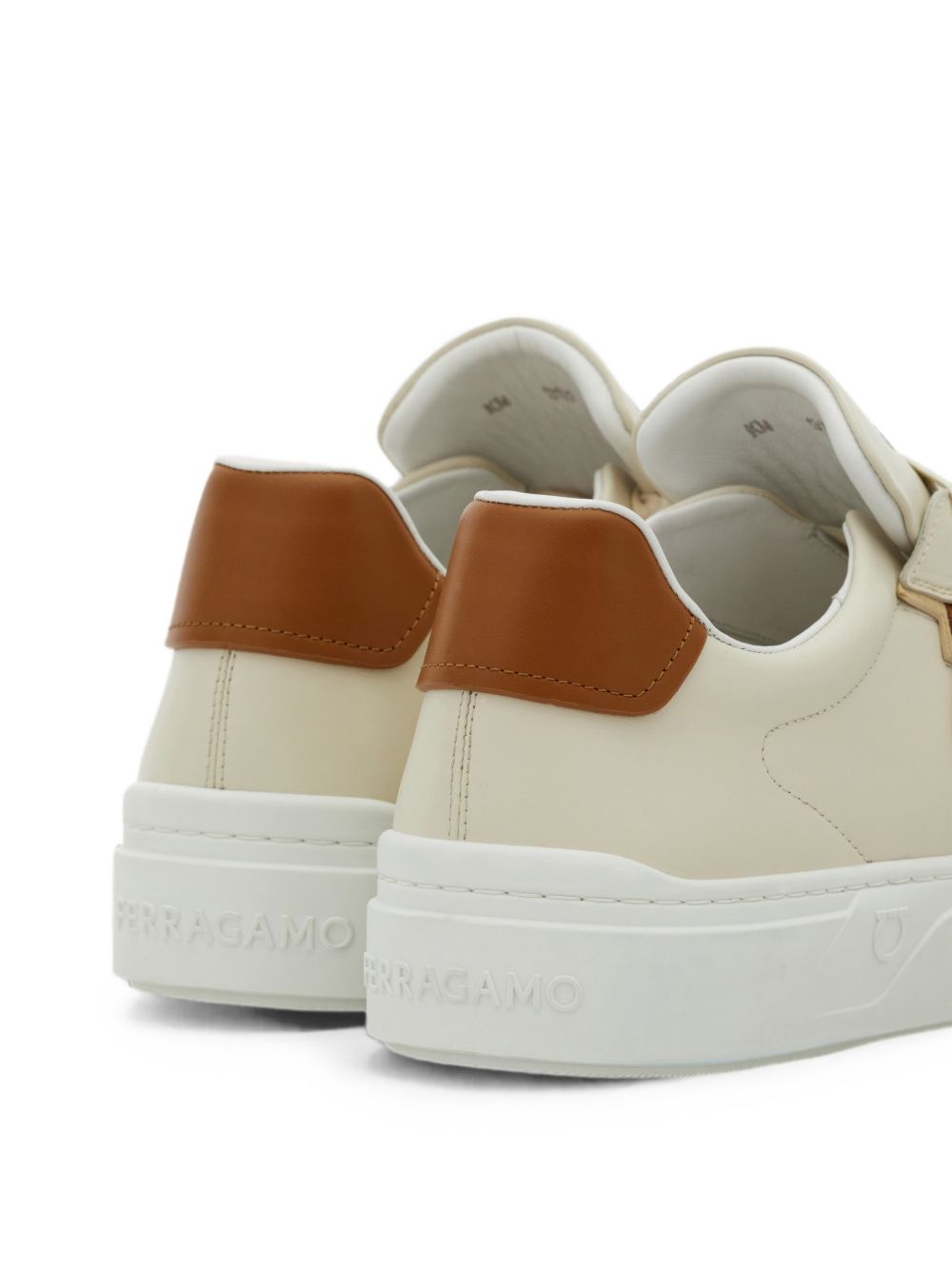 Ferragamo Men Leather Sneakers FERRAGAMO