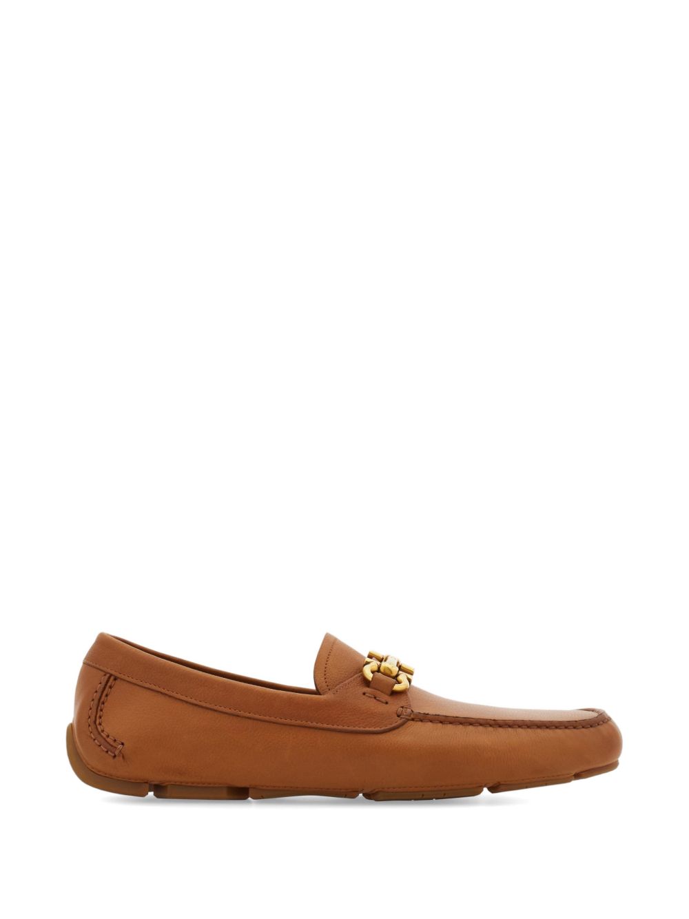 Ferragamo Men Leather Driver Shoes FERRAGAMO