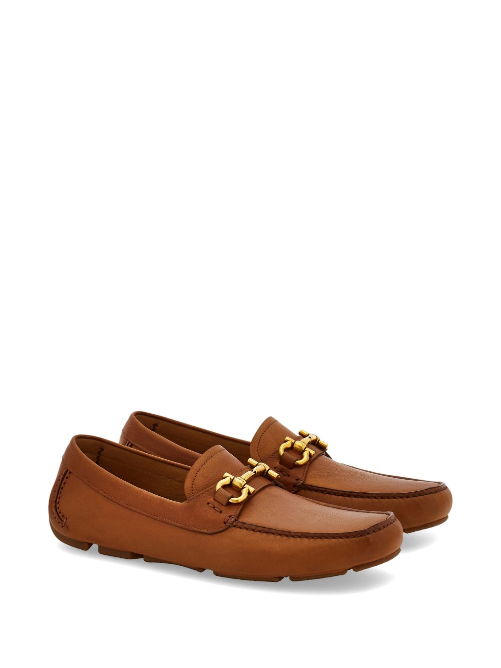 Ferragamo Men Leather Driver Shoes FERRAGAMO