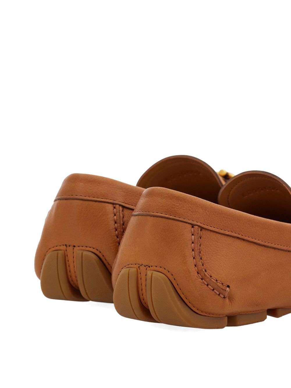 Ferragamo Men Leather Driver Shoes FERRAGAMO