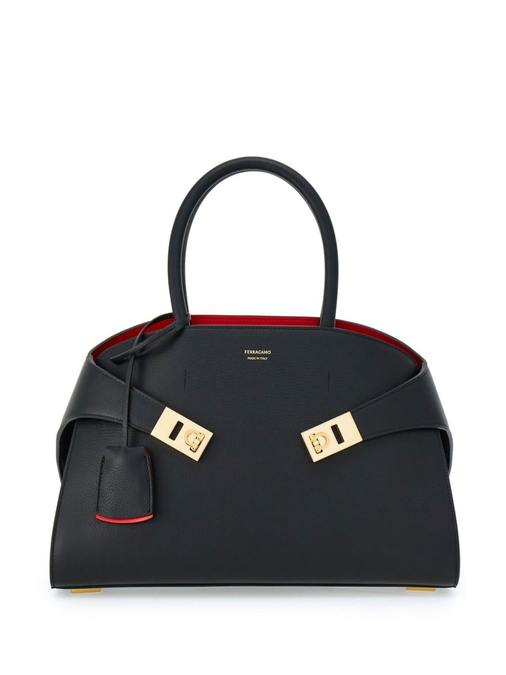 Ferragamo Women Hug Small Leather Handbag