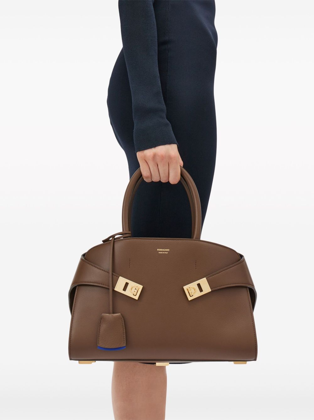 Ferragamo Women Hug Small Leather Handbag FERRAGAMO