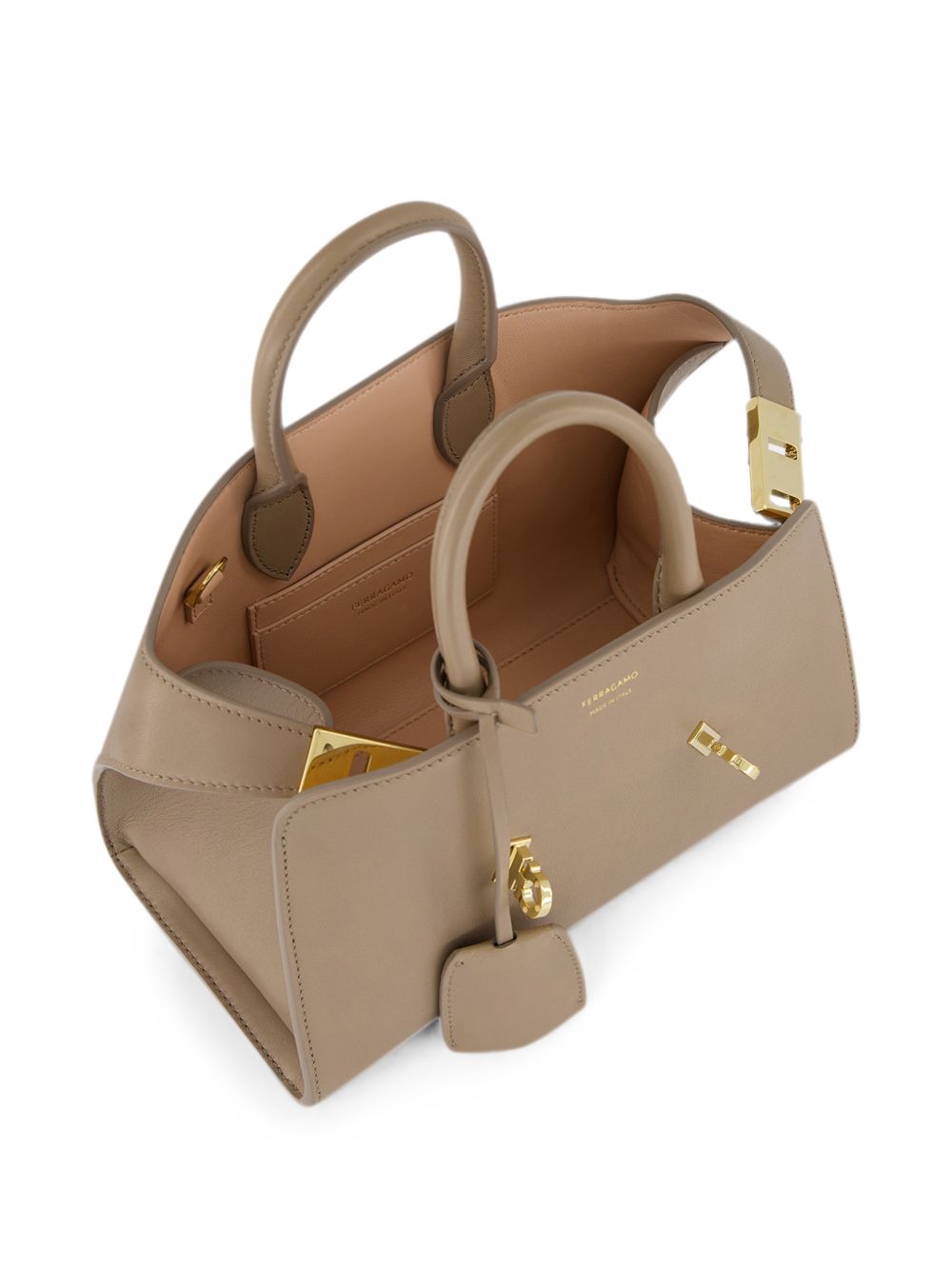 Ferragamo Women Hug Mini Leather Handbag FERRAGAMO