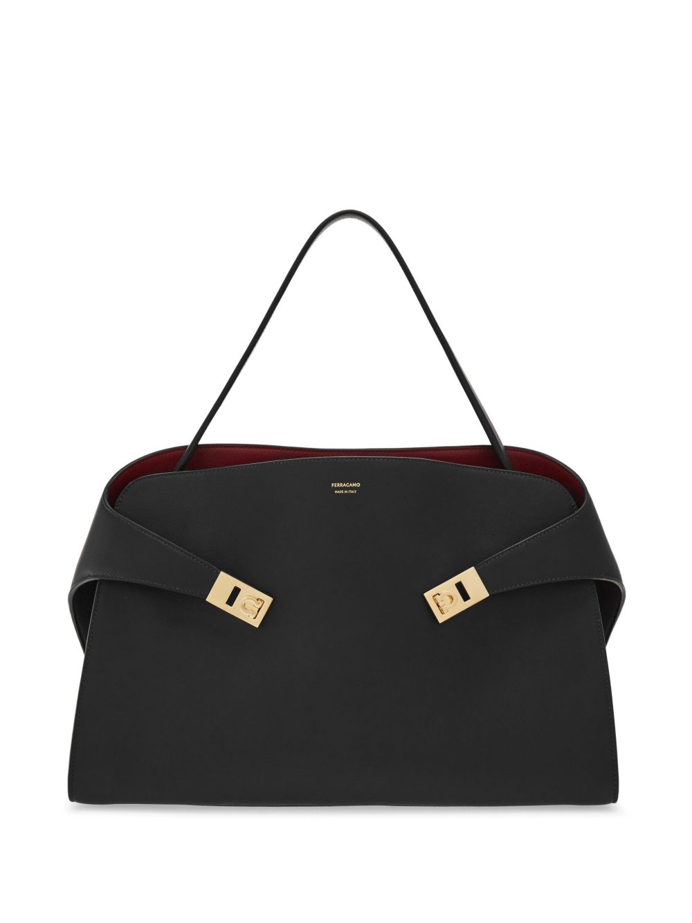 Ferragamo Women Hug Medium Leather Shoulder Bag FERRAGAMO