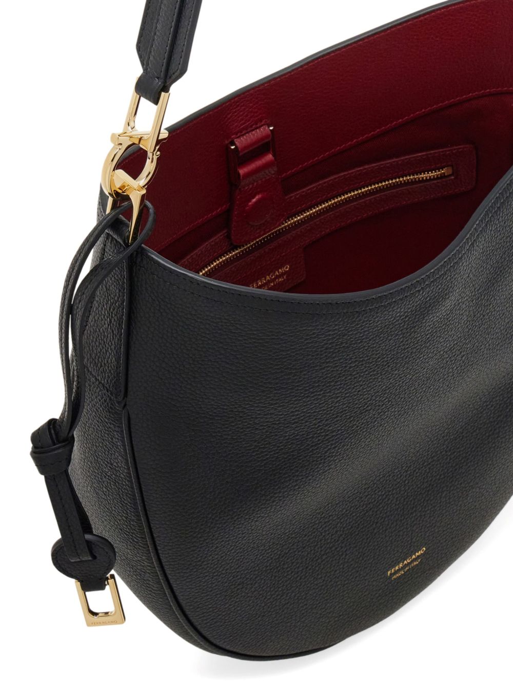 Ferragamo Women Leather Medium Hobo Bag FERRAGAMO