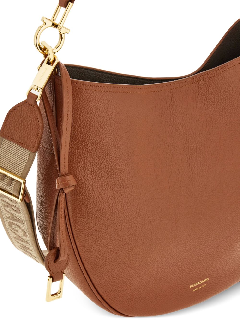 Ferragamo Women Leather Medium Hobo Bag FERRAGAMO