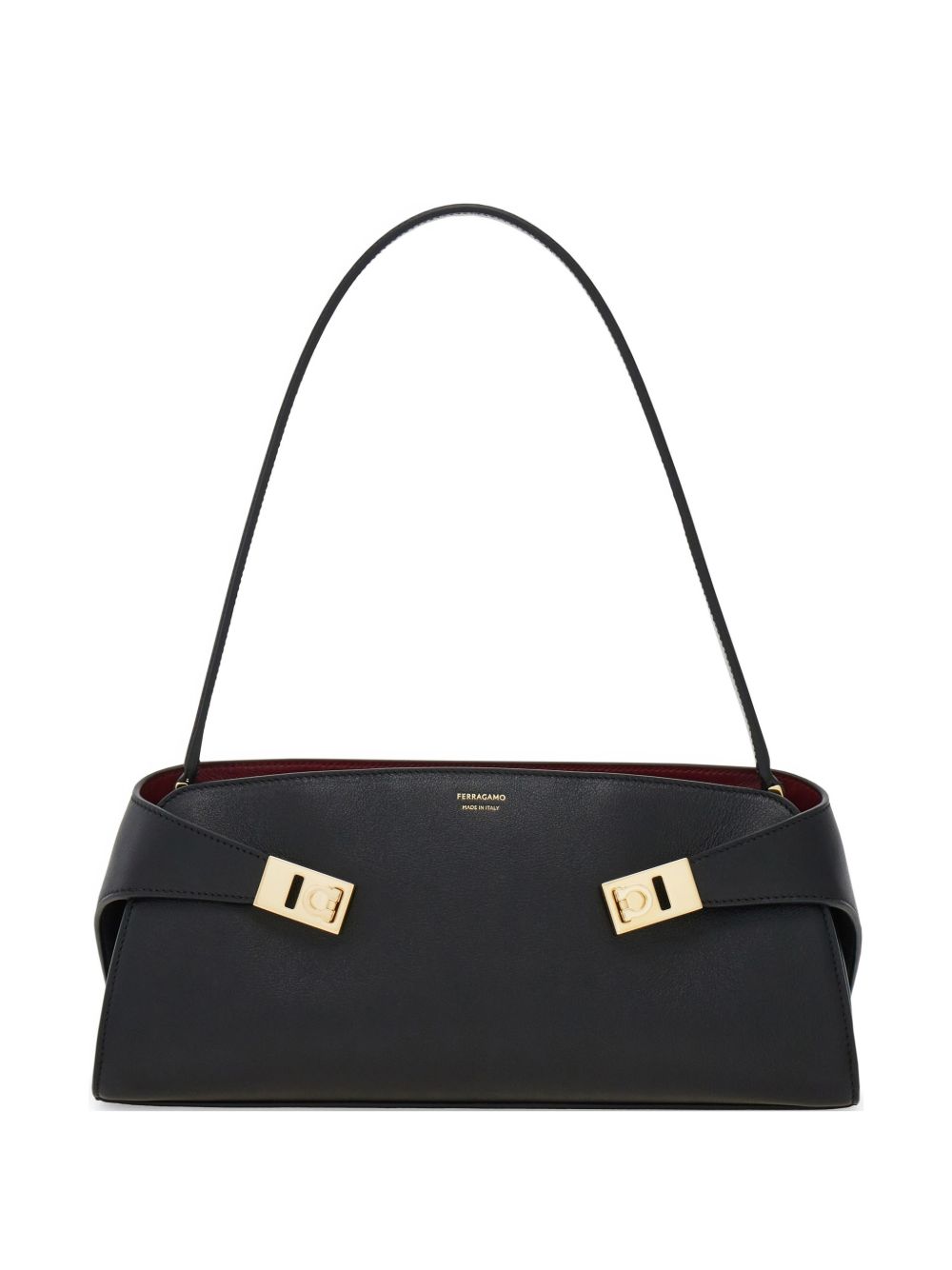 Ferragamo Women Hug E/W Leather Shoulder Bag FERRAGAMO