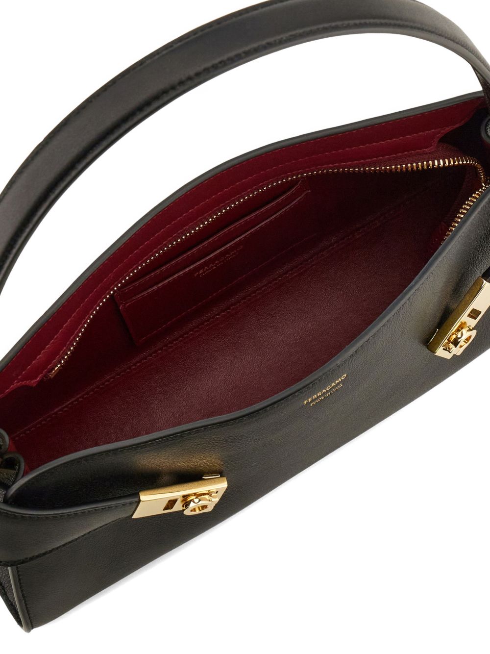 Ferragamo Women Hug E/W Leather Shoulder Bag FERRAGAMO