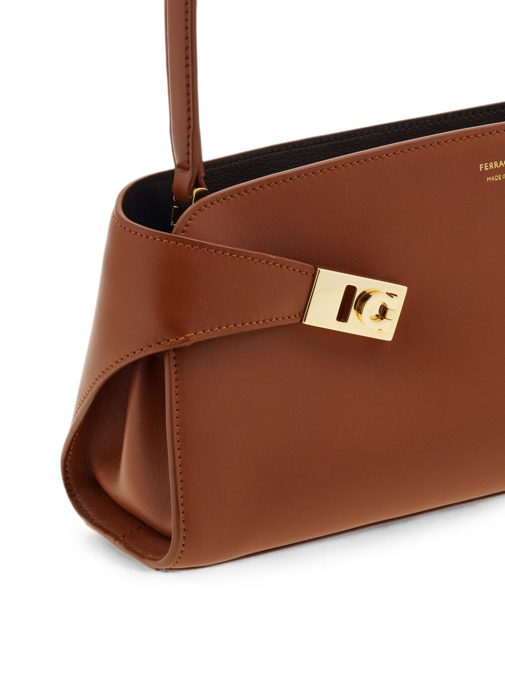 Ferragamo Women Hug E/W Leather Shoulder Bag FERRAGAMO
