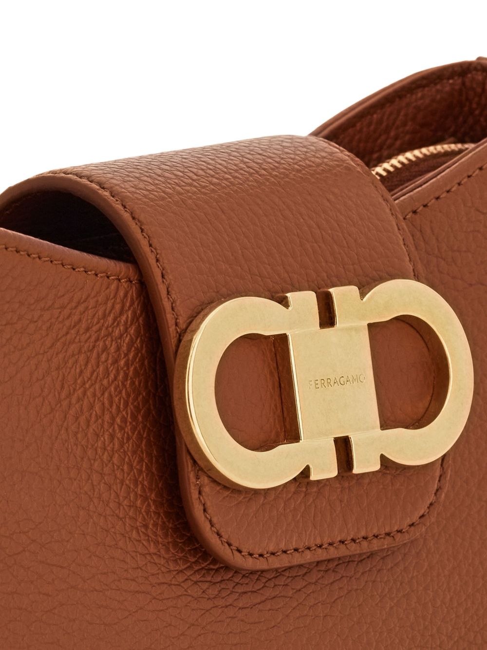 Ferragamo Women Double Gancini Leather Mini Bag