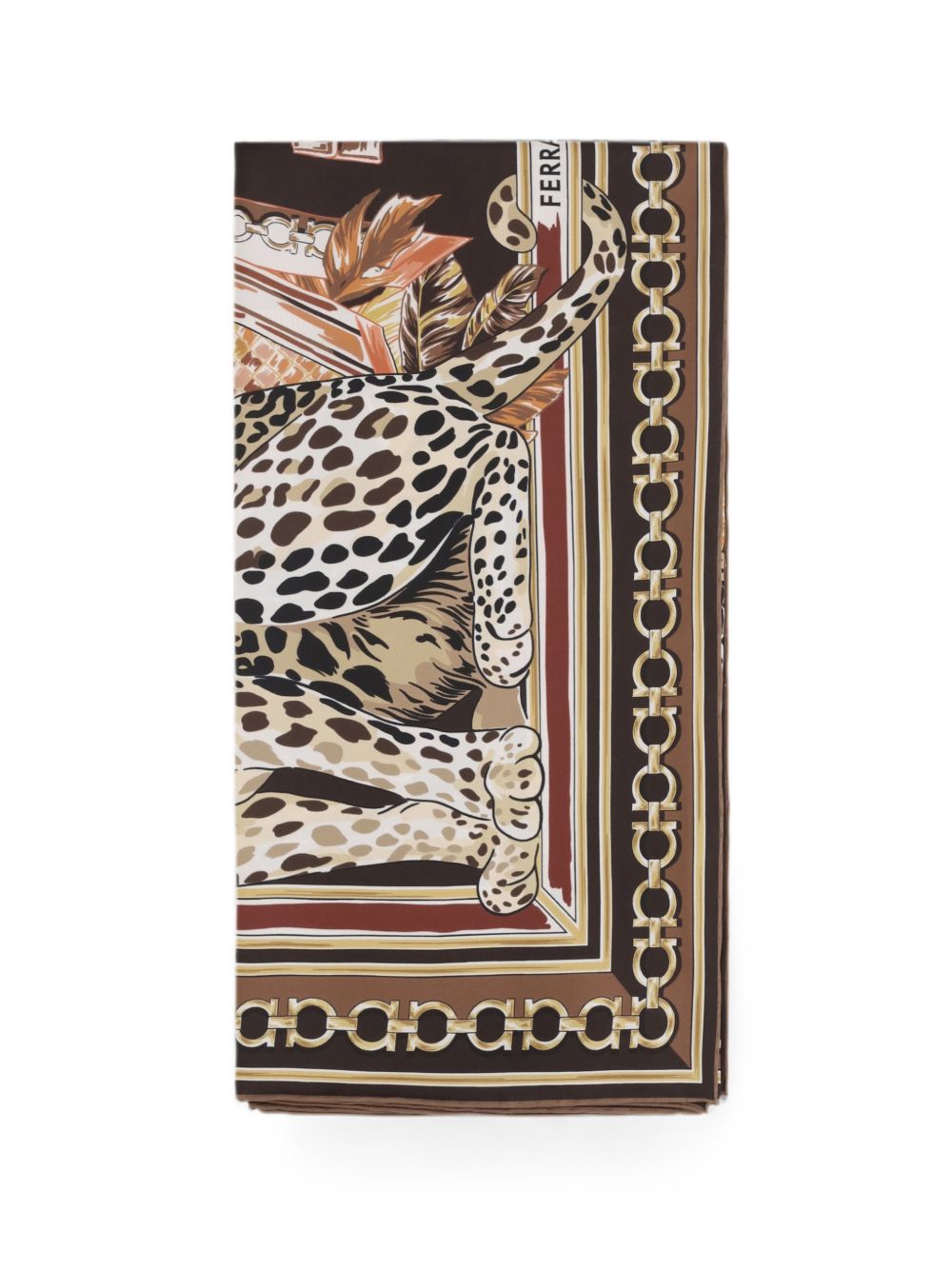 Ferragamo Women Printed Silk Foulard FERRAGAMO