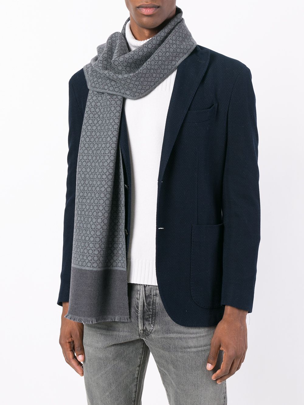 Ferragamo Men Wool Scarf FERRAGAMO