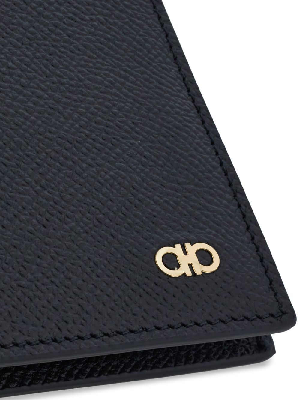 Ferragamo Men Micro Gancio Leather Wallet FERRAGAMO