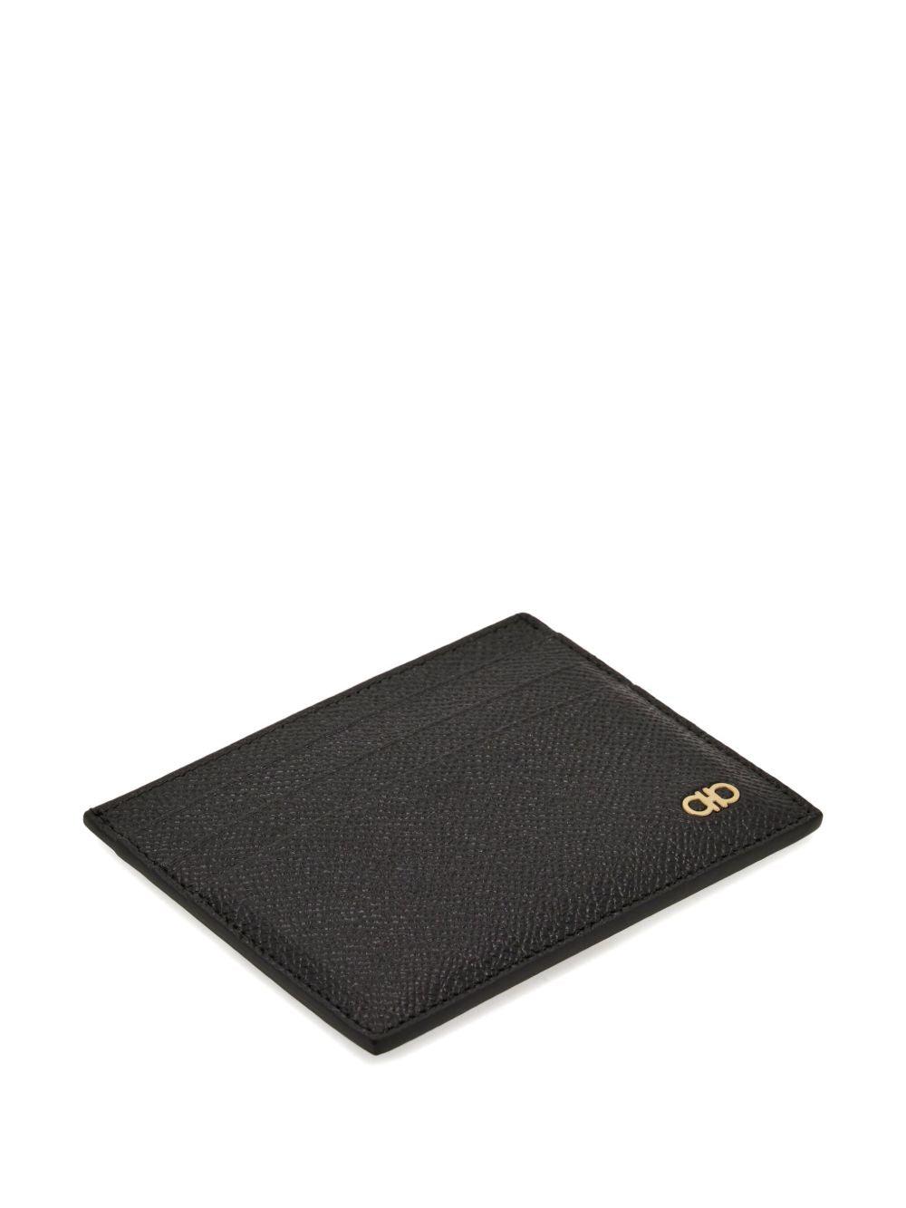 Ferragamo Men Micro Gancio Leather Card Case FERRAGAMO