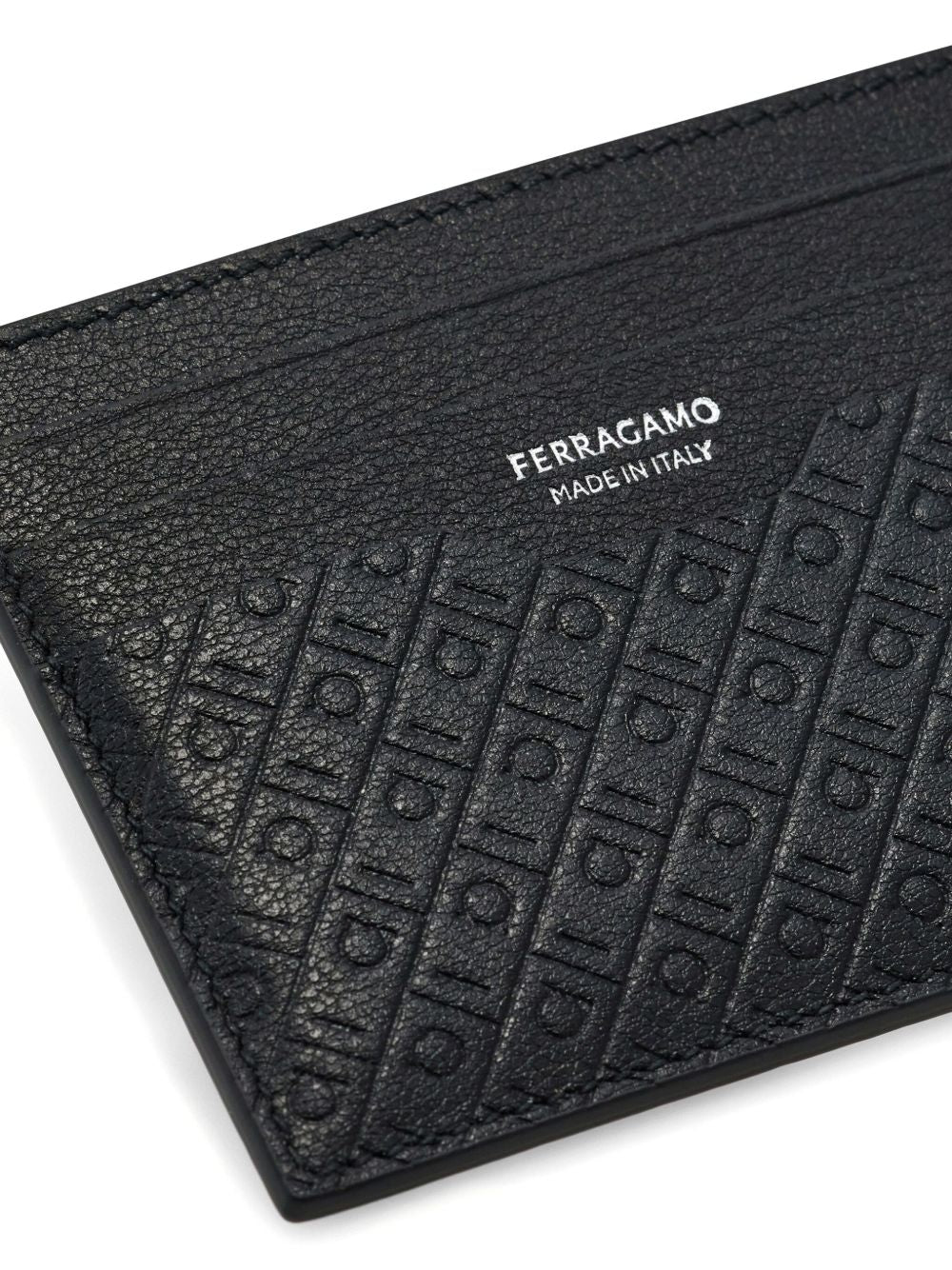 Ferragamo Men Leather Credit Card Case FERRAGAMO