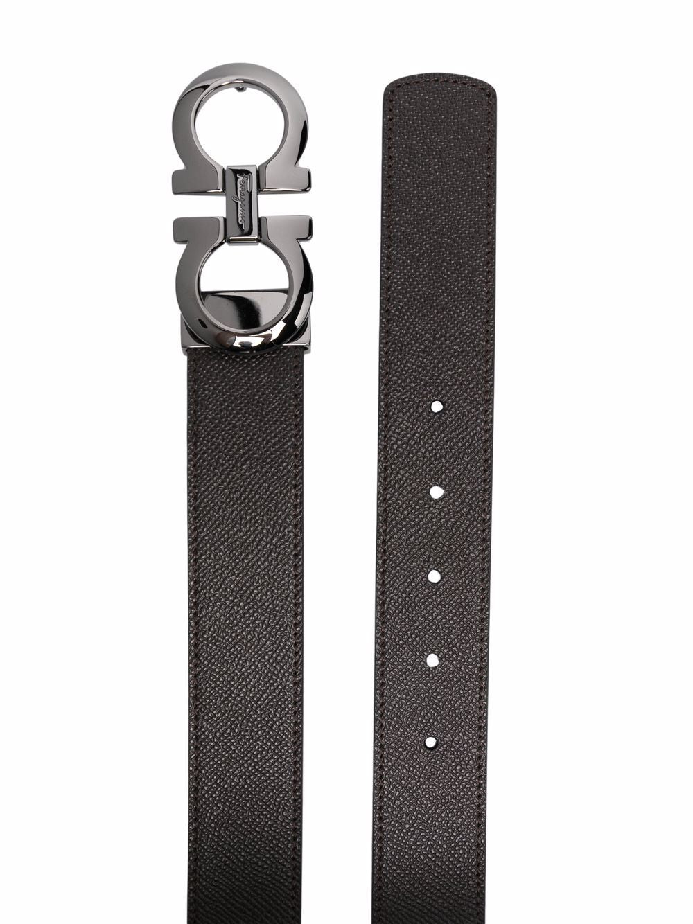 Ferragamo Men Gancini Leather Belt FERRAGAMO