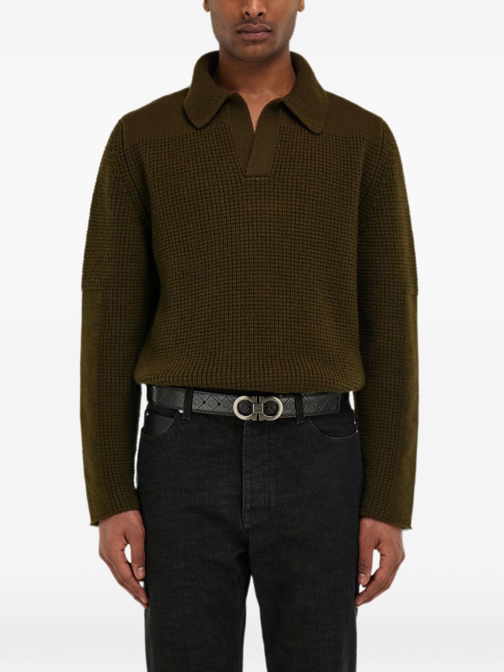 Ferragamo Men Gancini Leather Belt FERRAGAMO