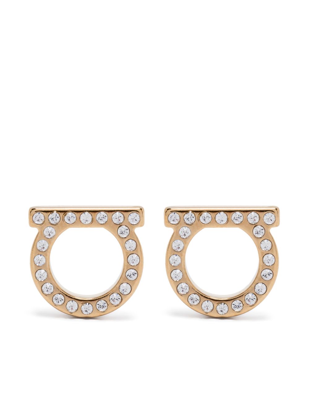 Ferragamo Women Gancini Crystal Earrings FERRAGAMO