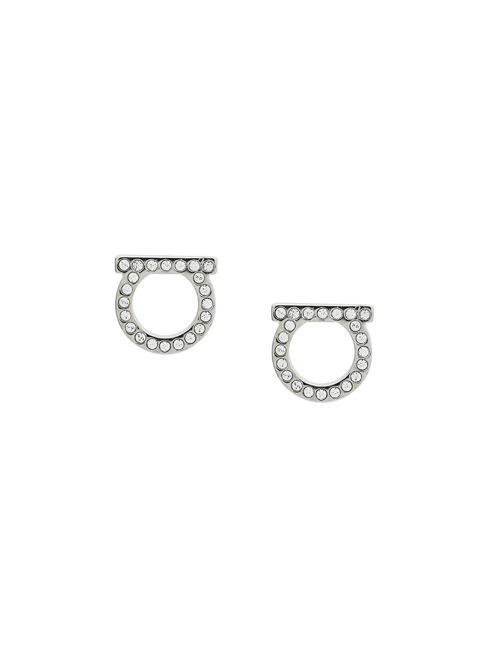 Ferragamo Women Gancini Crystal Earrings FERRAGAMO