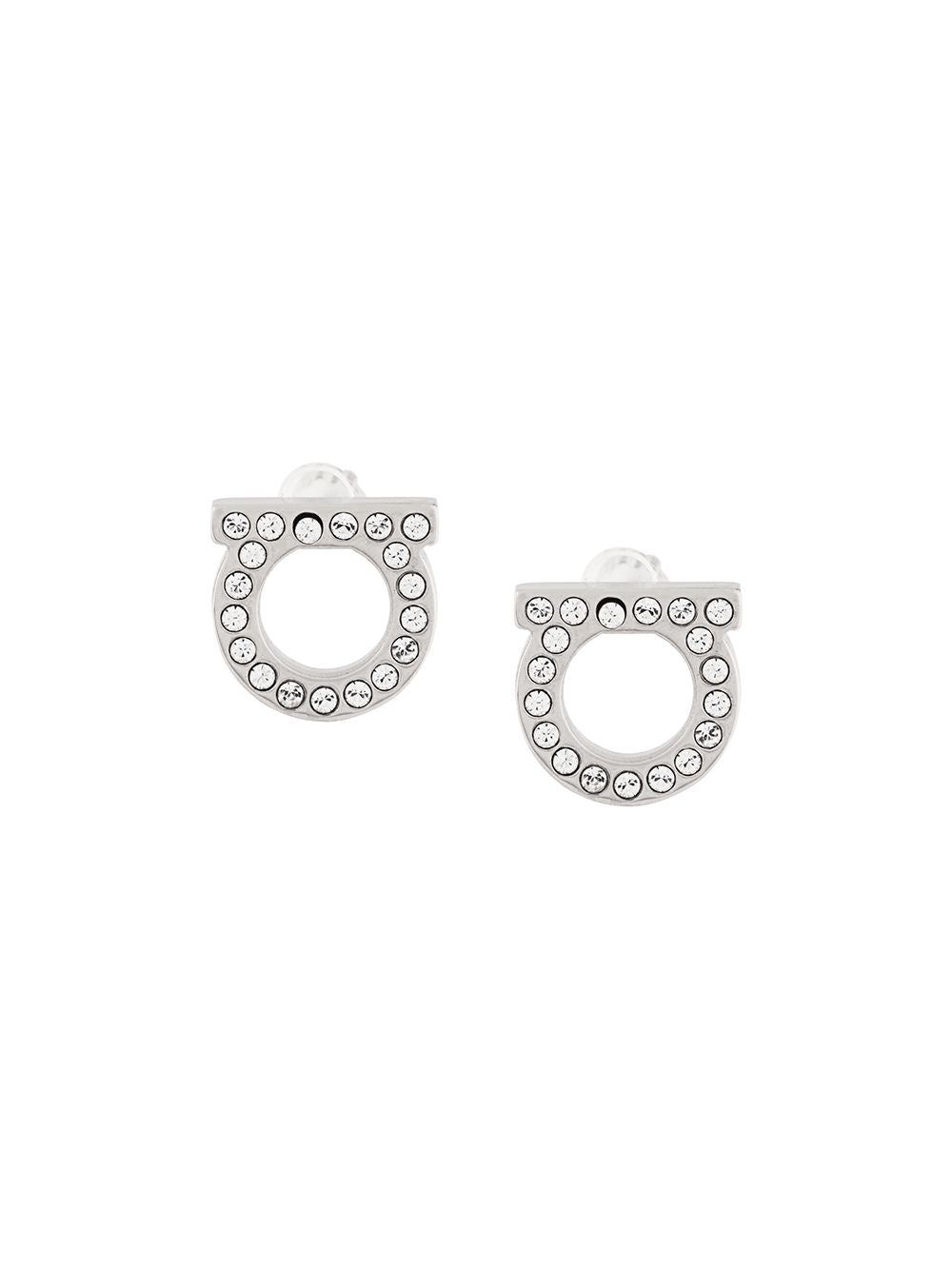 Ferragamo Women Gancini Crystal Earrings FERRAGAMO