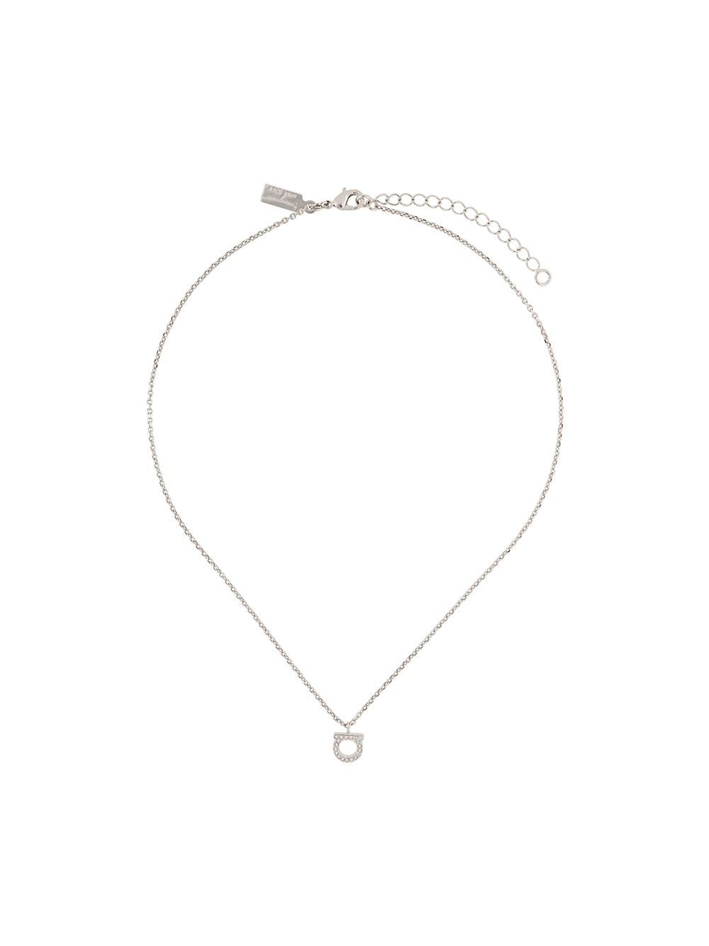 Ferragamo Women Gancini Crystal Necklace