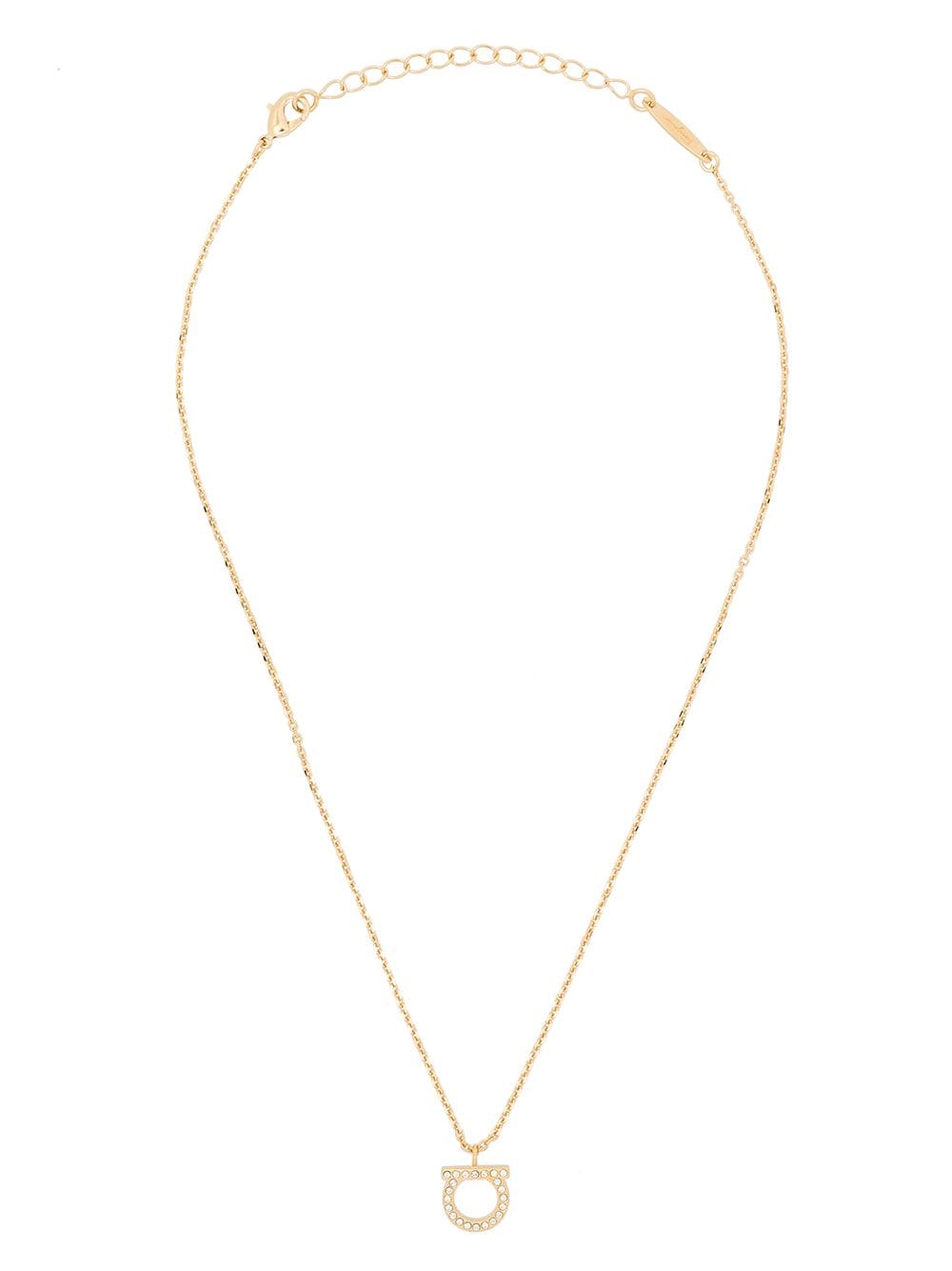 Ferragamo Women Gancini Crystal Necklace