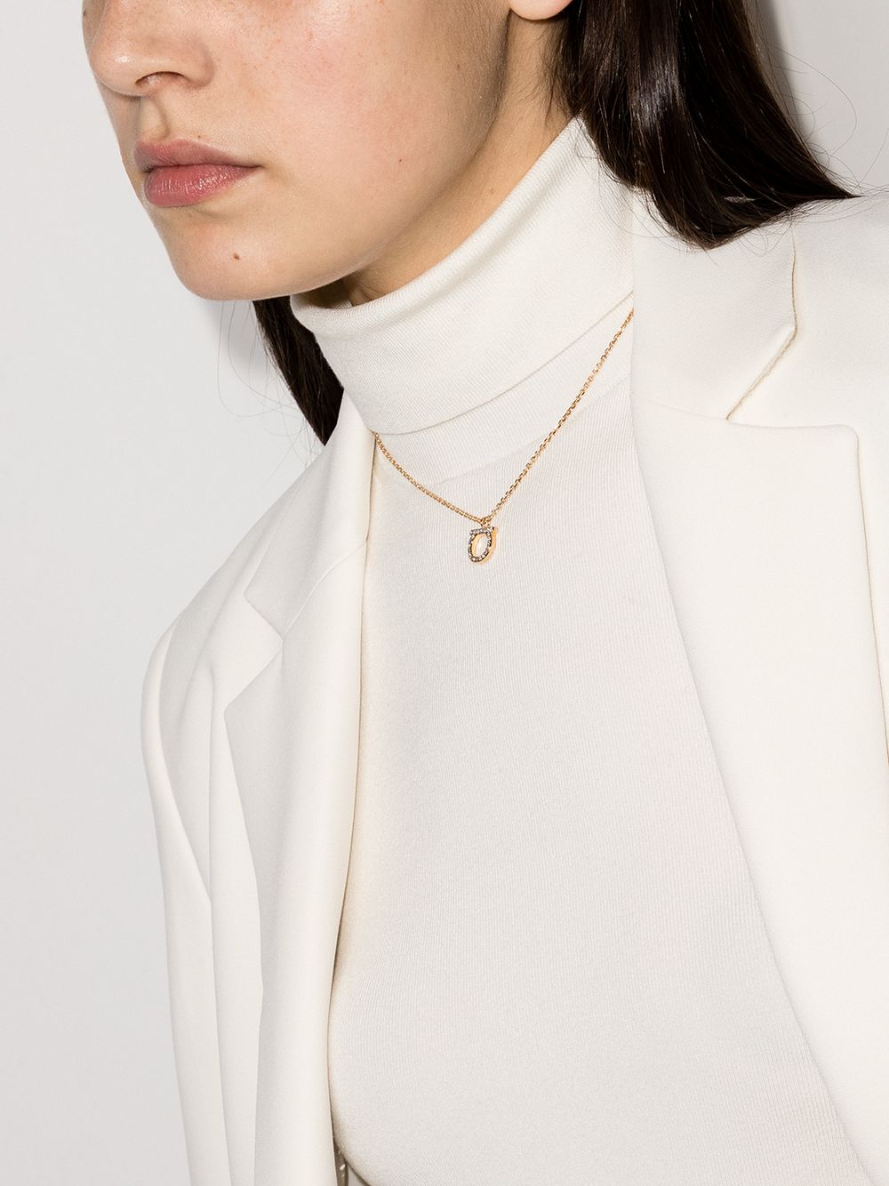 Ferragamo Women Gancini Crystal Necklace