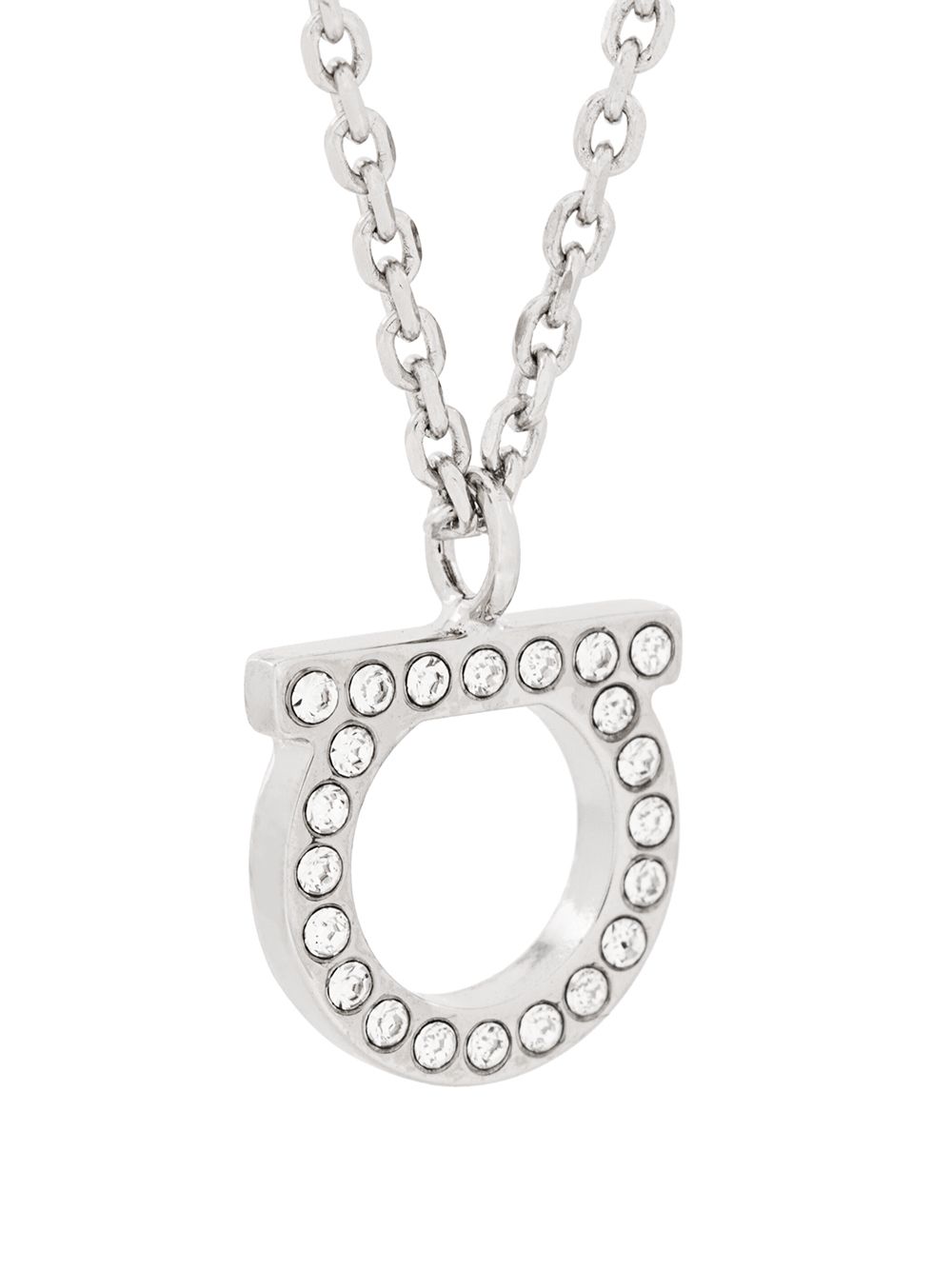 Ferragamo Women Gancini Crystal Necklace