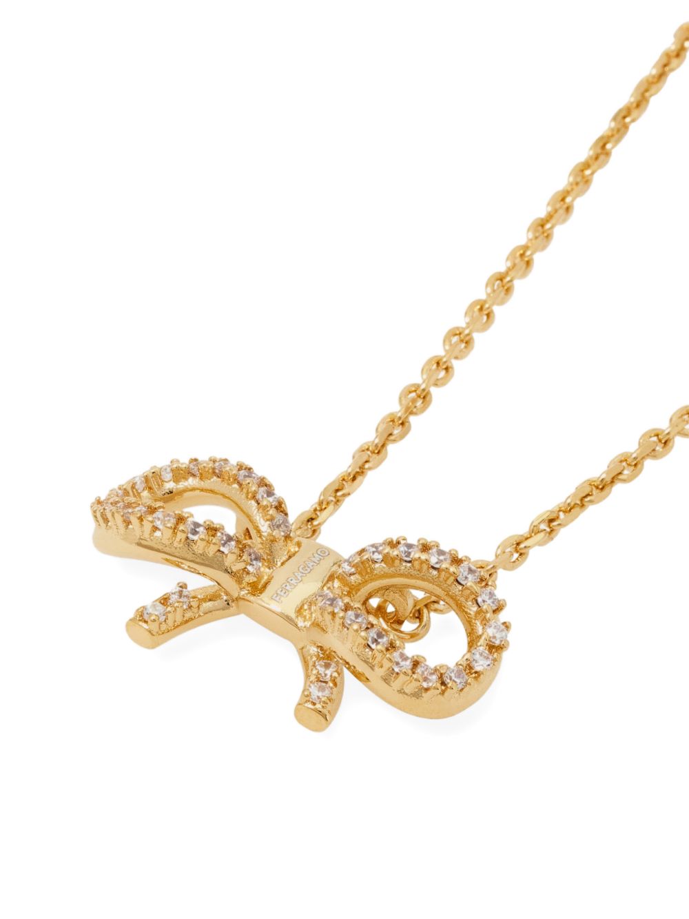Ferragamo Women Vara Bow Pendant Necklace FERRAGAMO