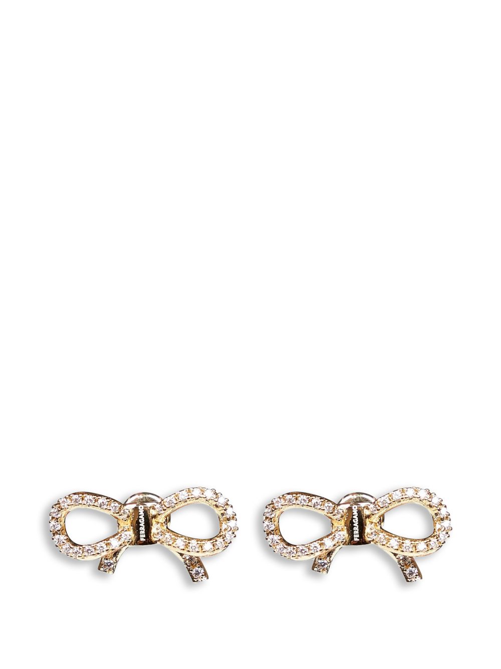 Ferragamo Women Bow Strass Earrings FERRAGAMO